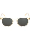 Lesca Rectangular Frame Sunglasses - Neutrals In Nude & Neutrals