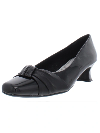 Easy Street Waive Womens Patent Dressy Pumps In Black