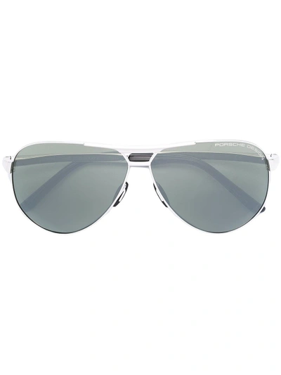 Porsche Design Aviator Sunglasses - Metallic