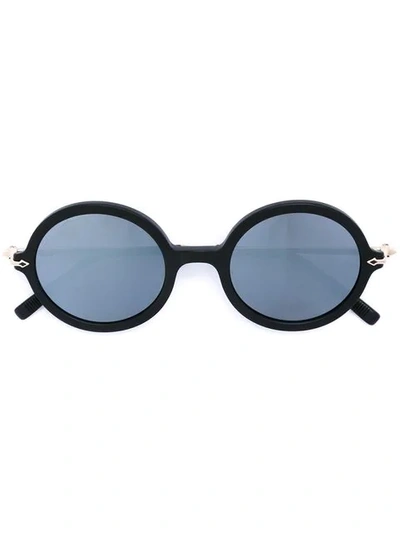 Matsuda Round Frame Sunglasses In Black