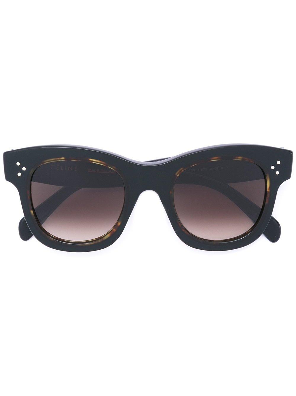 Celine Cat Eye Sunglasses In Black | ModeSens