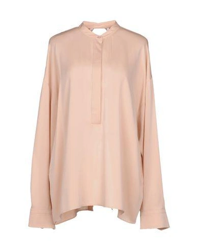 Helmut Lang Blouse In Pale Pink