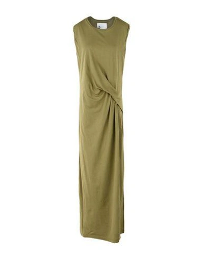 8pm Long Dresses In Military Green