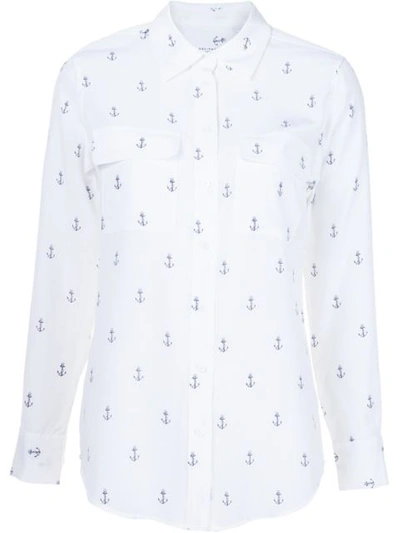 Equipment Anchor Print Shirt | ModeSens