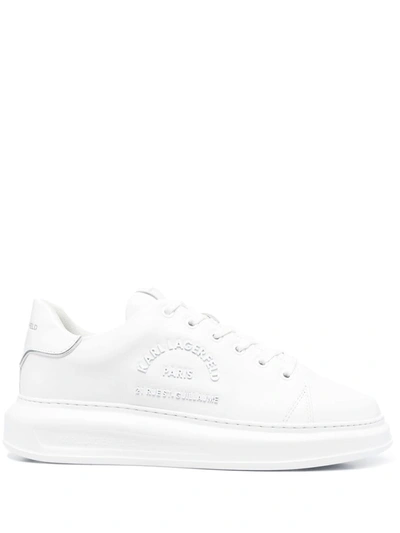 Karl Lagerfeld Kapri Metal Maison Sneakers In White