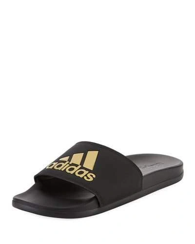 Adidas Originals Women's Adilette Comfort Pool Slide Sandals In Black