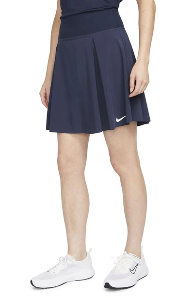 Nike Women's Dri-fit Advantage Long Golf Skirt In Blue