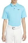 Nike Men's Dri-fit Tour Solid Golf Polo In Blue