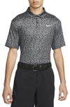 Nike Men's Dri-fit Tour Camo Golf Polo In Grey