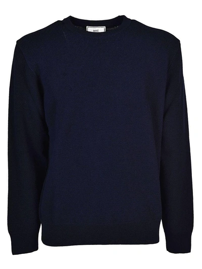 Ami Alexandre Mattiussi Classic Sweatshirt In Navy