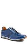 Magnanni 'cristian' Sneaker In Navy Leather