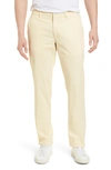 Bonobos Straight Leg Stretch Washed Chinos In Sun In Yellow