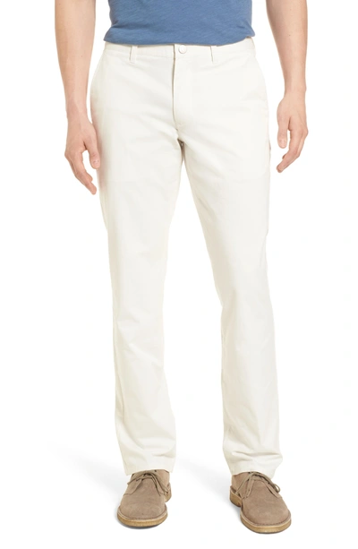 Bonobos Straight Leg Stretch Washed Chinos In Full Sail Off White