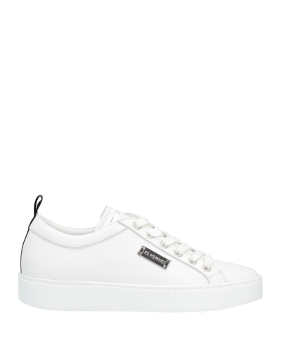 Les Hommes Sneakers In White