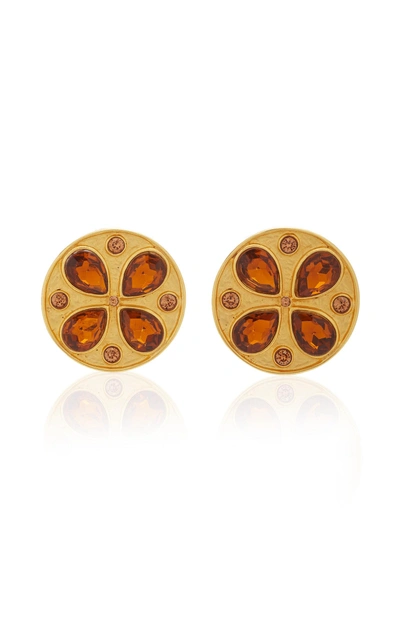 Rebecca De Ravenel Pamina Earrings In Brown