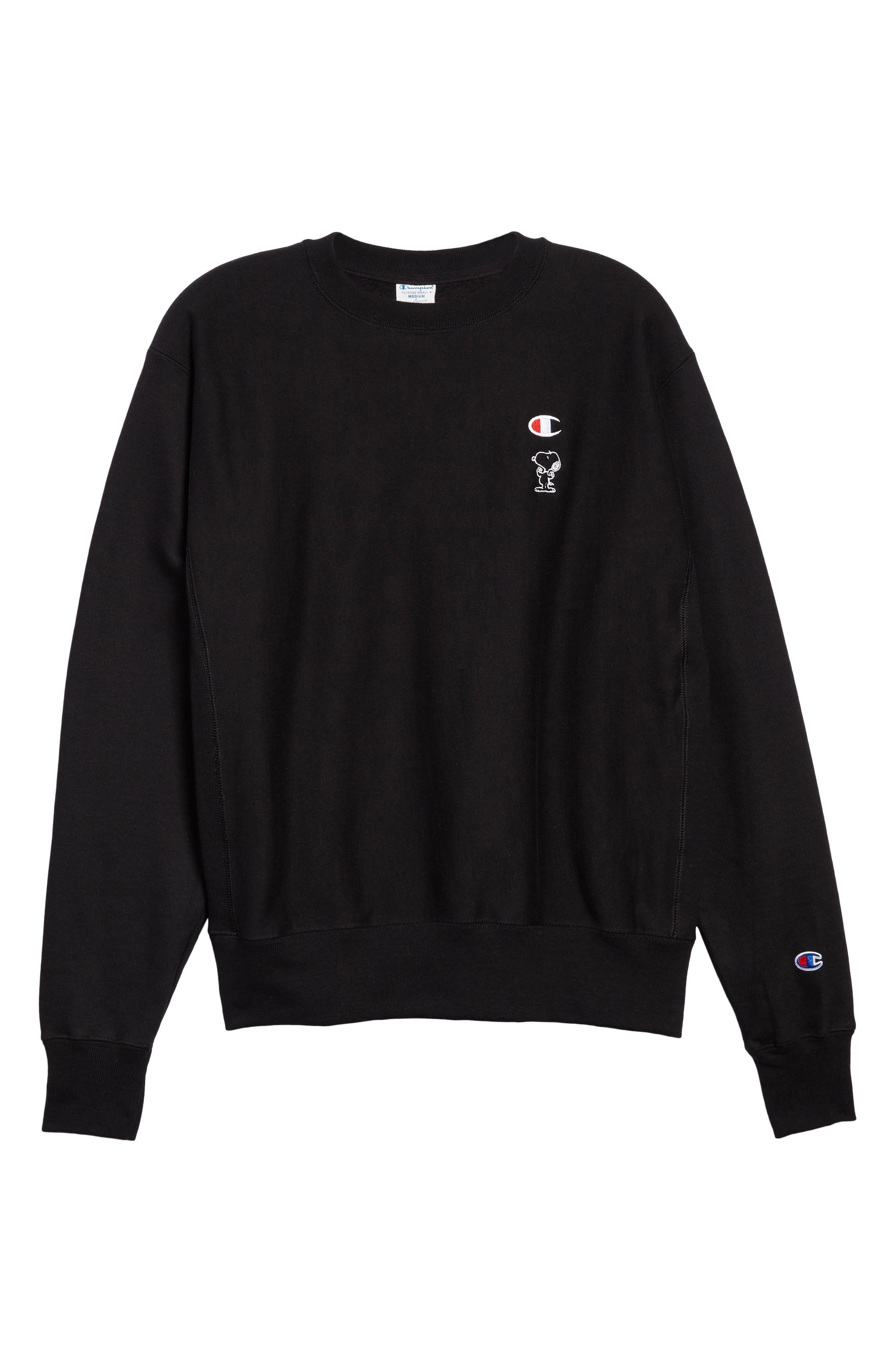 champion snoopy sweatshirt