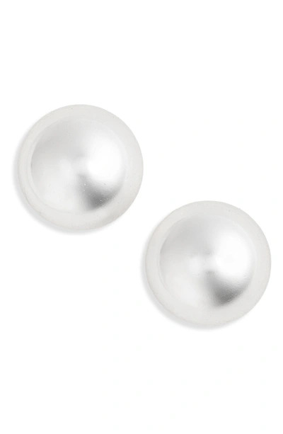 Argento Vivo Ball Stud Earrings In Silver