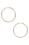 Argento Vivo Endless Hoops In Gold