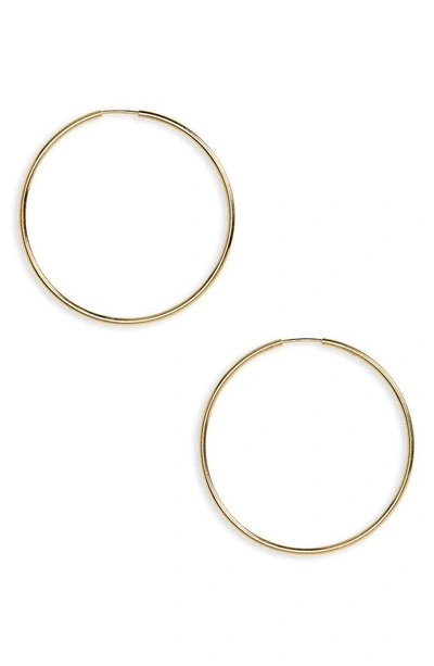 Argento Vivo Endless Hoops In Gold