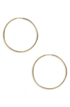 Argento Vivo Endless Hoops In Rose Gold