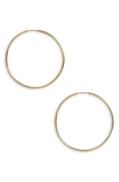 Argento Vivo Endless Hoops In Rose Gold