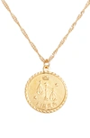 Cam Ascending Zodiac Medallion Necklace In Libra