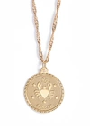 Cam Ascending Zodiac Medallion Necklace In Cancer