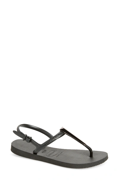 Havaianas Freedom Sl Maxi Sandal In Black