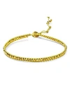 Chan Luu Beaded Wrap Ankle Bracelet In Yellow Gold/lemongrass