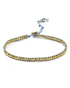Chan Luu Beaded Wrap Ankle Bracelet In Yellow Gold/montana