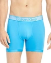 Calvin Klein Customized Stretch Boxer Briefs In Turquiose