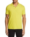 Theory Willem Short Sleeve Polo Shirt In Citrus
