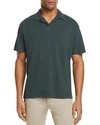 Theory Willem Short Sleeve Polo Shirt In Spruce