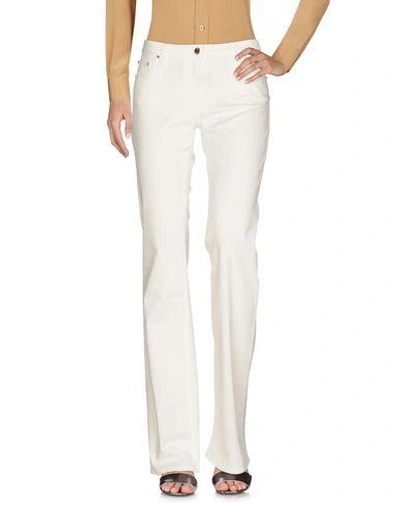 Roberto Cavalli Pants In White