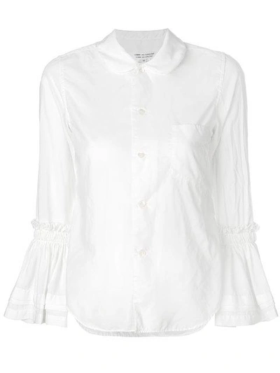 Comme Des Garçons Comme Des Garçons Wide Sleeved Shirt - White