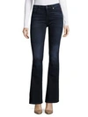 7 For All Mankind Grahmst Faded Jeans In Blue Black