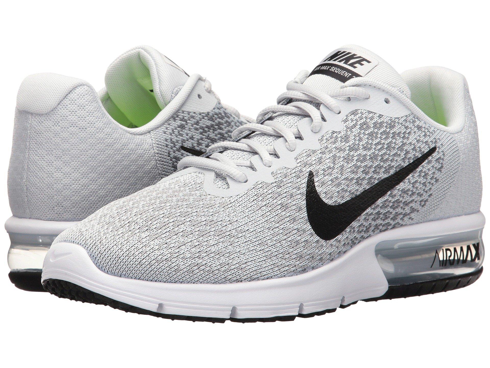 Nike Air Max Sequent 2, Pure Platinum/black/cool Grey/wolf Grey | ModeSens
