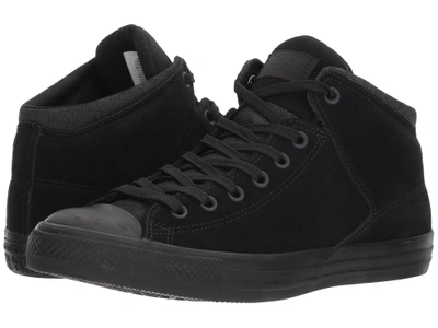 Converse Chuck Taylor® All Star® High Street Thermal Suede Hi In Black/black /black | ModeSens