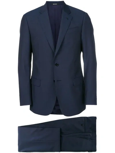 Giorgio Armani Two Piece Suit In Blue