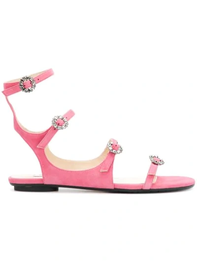 Jimmy Choo Naia Sandals In Pink