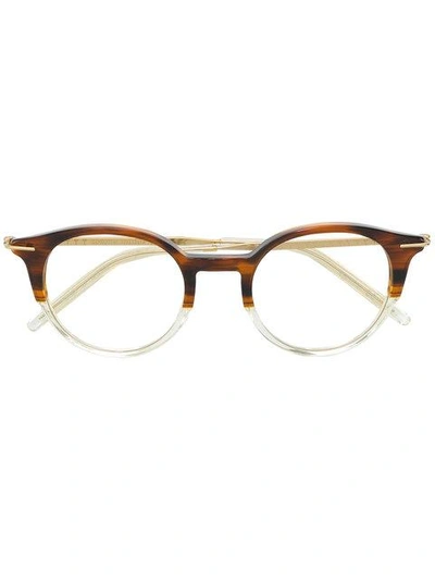 Tomas Maier Eyewear Square Glasses In Brown