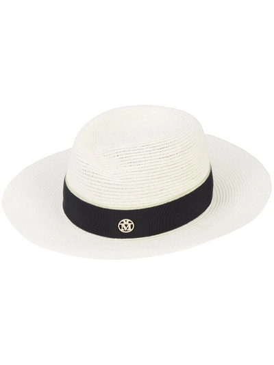 Maison Michel Virginie Straw Hat In White