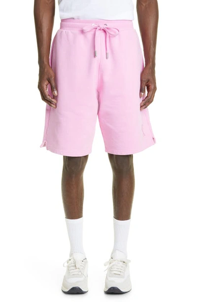 Ami Alexandre Mattiussi Tonal Ami De Coeur Shorts In Candy Pink Candy Pink