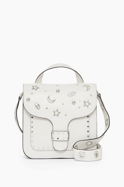 Rebecca Minkoff Midnighter Top Handle Feed Bag In Bianco