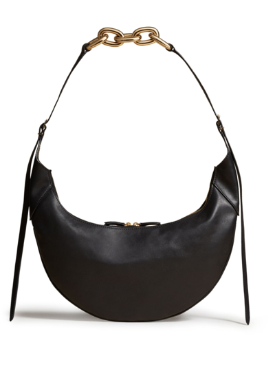 Khaite Medium Alessia Chain Shoulder Bag In Black