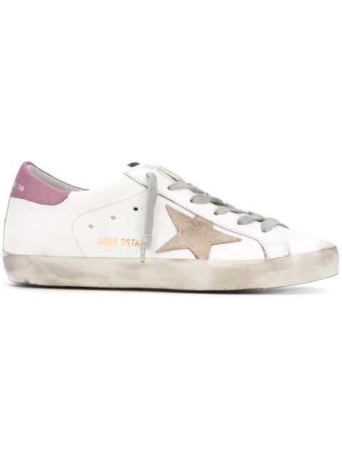 golden goose super star leather sneakers
