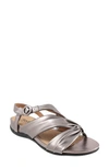 Softwalk Tieli Sandal In Pewter Metallic