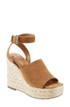 Marc Fisher Ltd Nelly Ankle Strap Wedge Sandal In Medium Natural 104