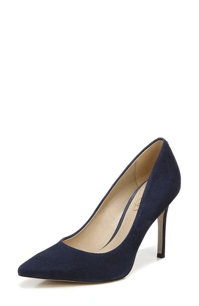 Sam Edelman Hazel Pointed Toe Pump In Blue