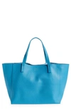 Kurt Geiger Violet Leather Tote In Blue